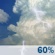 This Afternoon: Showers and thunderstorms likely before 3pm, then a chance of showers and thunderstorms. Some of the storms could be severe. Partly sunny. High near 84, with temperatures falling to around 80 in the afternoon. Heat index values as high as 86. Southwest wind around 9 mph, with gusts as high as 22 mph. Chance of precipitation is 60%. New rainfall amounts between a tenth and quarter of an inch possible. This Afternoon: Showers And Thunderstorms Likely