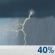 Monday: Chance Showers And Thunderstorms